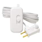 Credenza Plug-In Dimmer Switch for Table Lamps, 300-Watt Incandescent, White (TT-300H-WH)