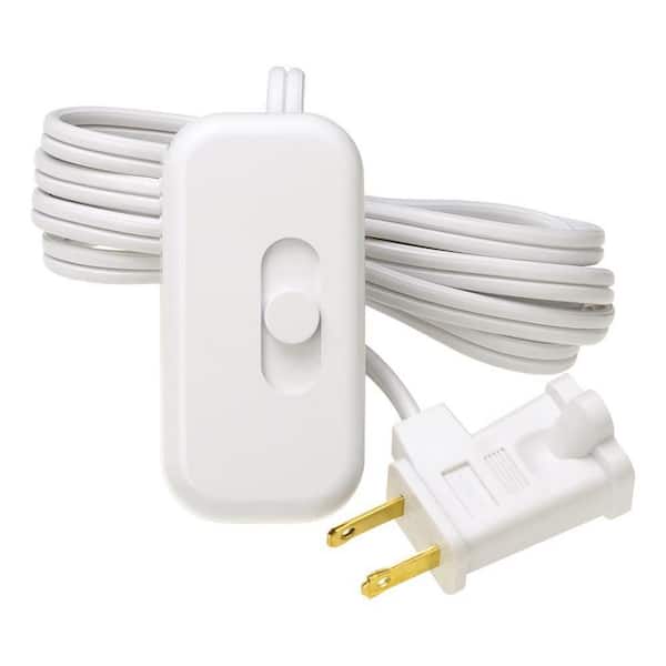 Lutron Credenza Plug-In Dimmer Switch for Table Lamps, 300-Watt Incandescent, White (TT-300H-WH)