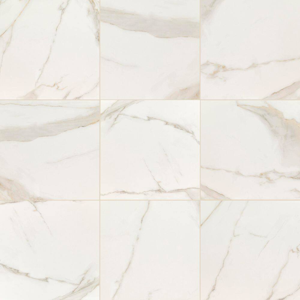 MSI Monza Marbello 35 in. x 35 in. Polished Porcelain Stone