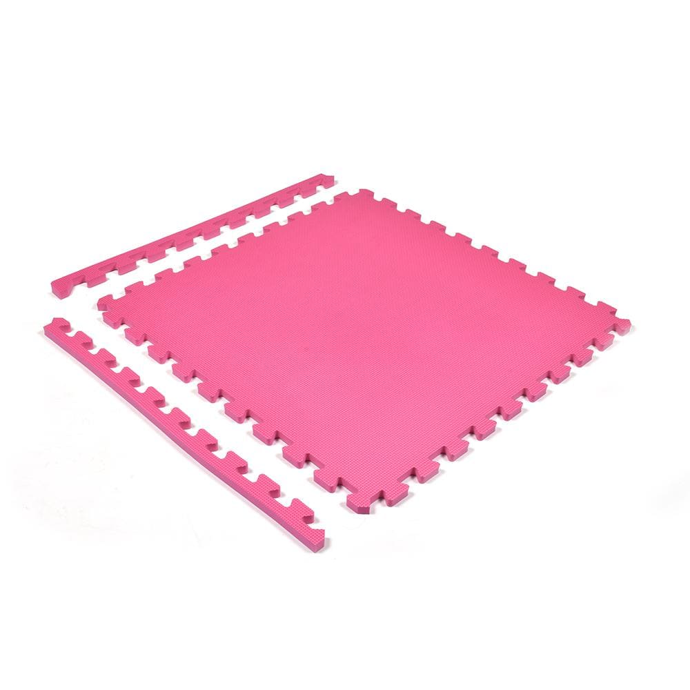 Premium Pink 24" x 24" EVA Foam Interlocking Mats