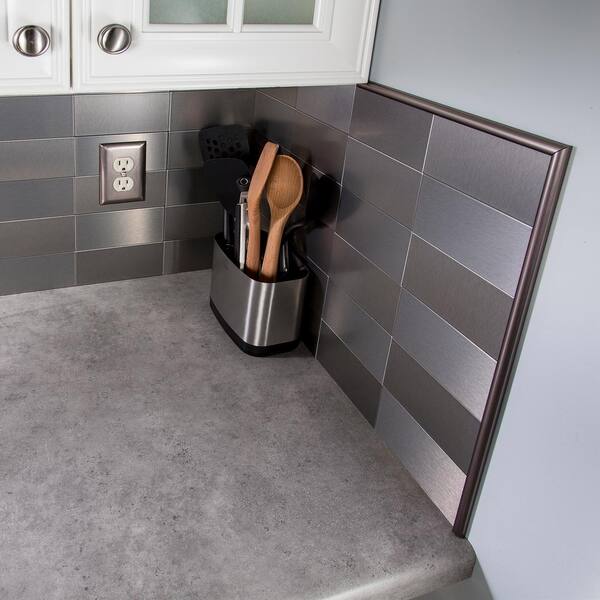 Nastro Moulding Autoadesivo 3 Metri - Flessibile, Per Rifiniture Pavimenti, Pareti, Piastrelle E Angoli - Foto 6