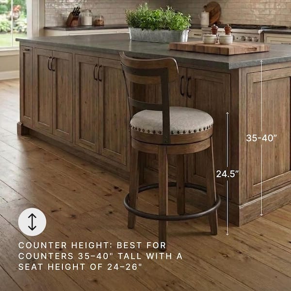Signature DESIGN BY ASHLEY Valebeck 24.5 in. Brown Wood Standard