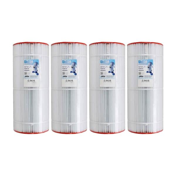 Unicel 10.1 in. Dia 100 sq. ft. Clean and Clear Predator Replacement Pool Filter Cartridge (4-Pack)