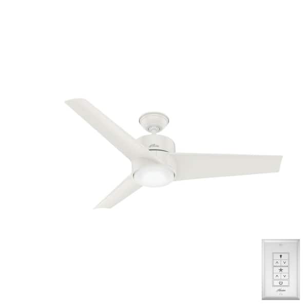 Hunter Havoc 54 in. LED Outdoor Fresh White Ceiling Fan with Light Kit and Wall Control Included