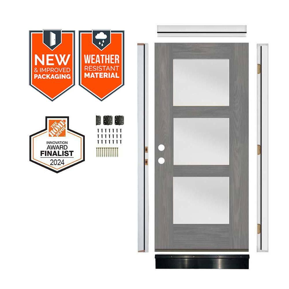 Have a question about Krosswood Doors 36in.x79in.3-Lite RH Inswing ...