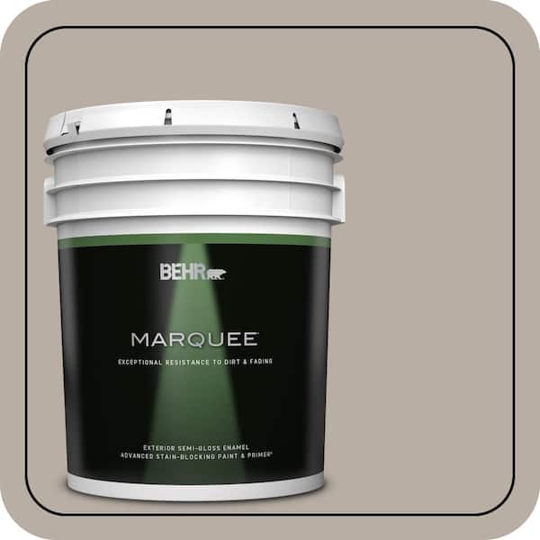 BEHR MARQUEE 5 gal. #T18-08 Off the Grid Semi-Gloss Enamel Exterior Paint & Primer