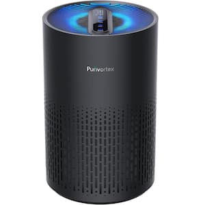 880 sq. ft. True HEPA Air Purifiers for A11ergies, Pollen, Smoke, Dusts, Pets Dander, Odor, Hair and Ozone Free in Black