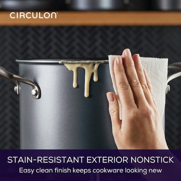 Circulon A1 Series with ScratchDefense Technology Nonstick  Induction Cookware/Pots and Pans Set, 9 Piece, Graphite: Home & Kitchen