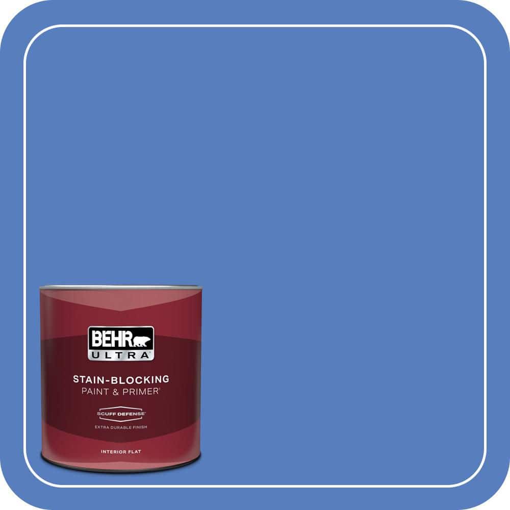 1 qt. #MQ4-25 Blue Iolite Extra Durable Flat Interior Paint & Primer price history on PriceWatchPro
