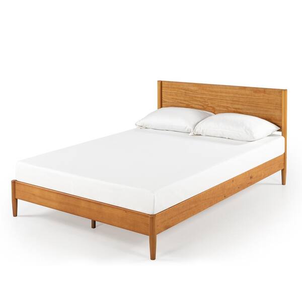 zinus mid century platform bed