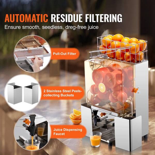 SVOPES Commercial Orange Juicer Machine, 120W, Automatic, 20