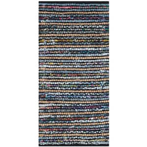 Cape Cod Multi/Natural Doormat 2 ft. x 4 ft. Striped Area Rug