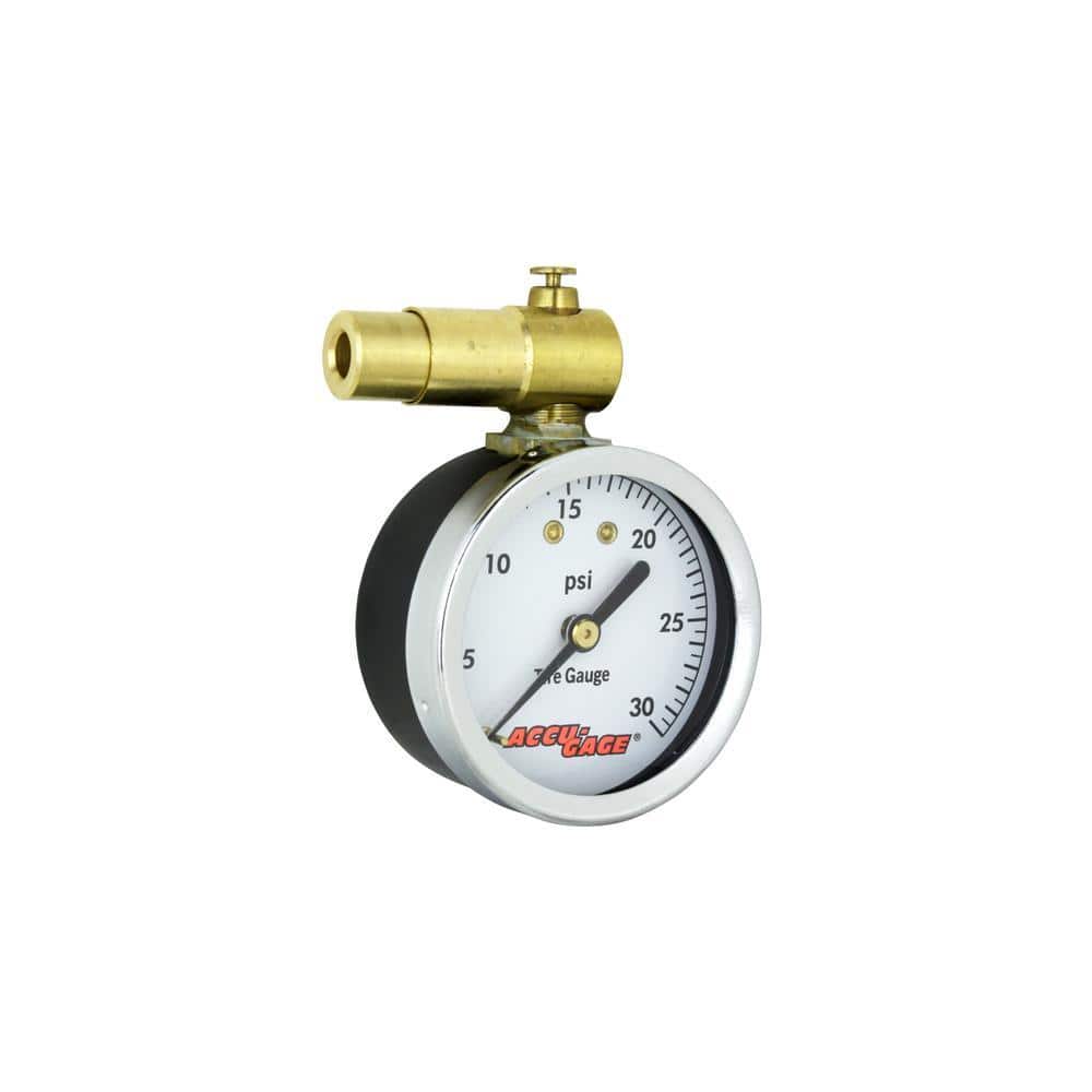 UPC 052134020096 product image for Bike Tire Pressure Gauge Presta Valve with Bleeder Valve 30 PSI | upcitemdb.com