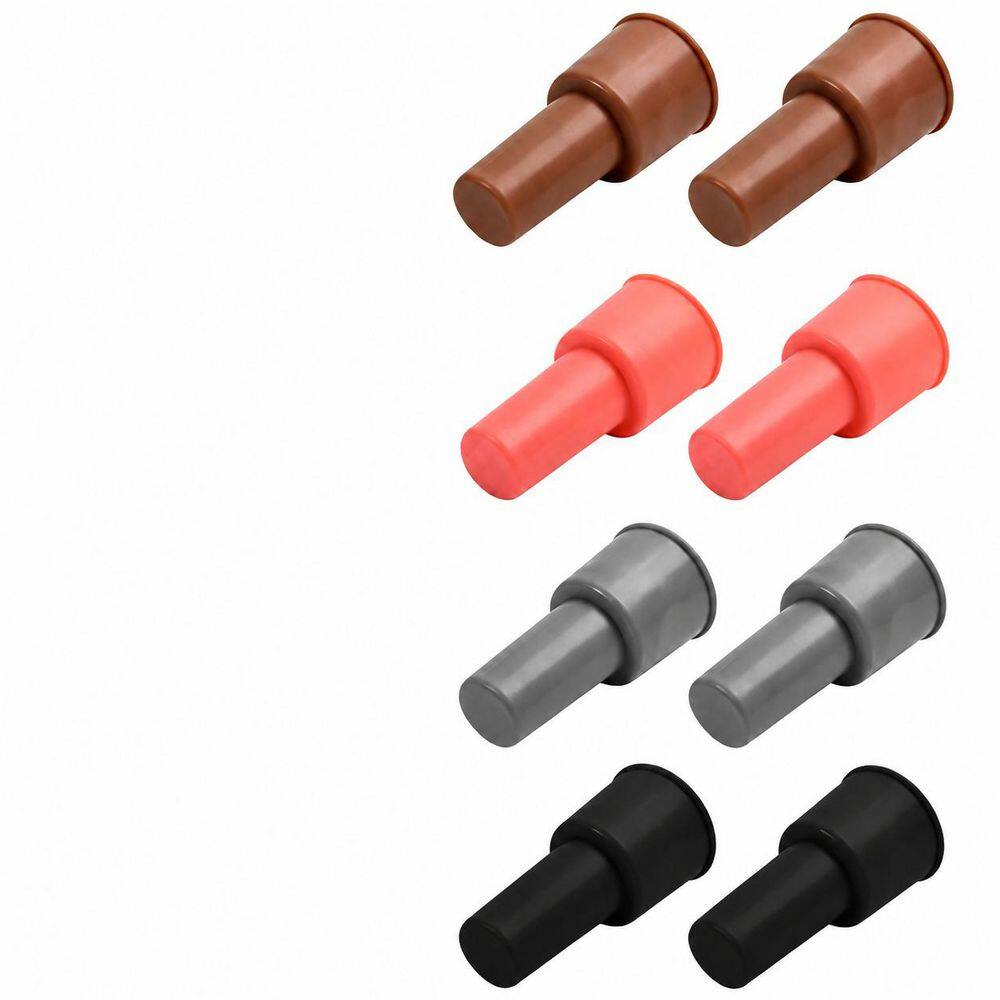 Anqtovp Silicone Wine Bottle Stopper Set of 8, Reusable Double