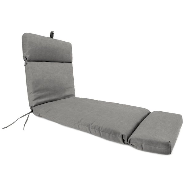 Jordan Manufacturing 72 in. L x 22 in. W x 3.5 in. T Rectangular Outdoor Chaise Lounge Cushion in Celosia Graphite