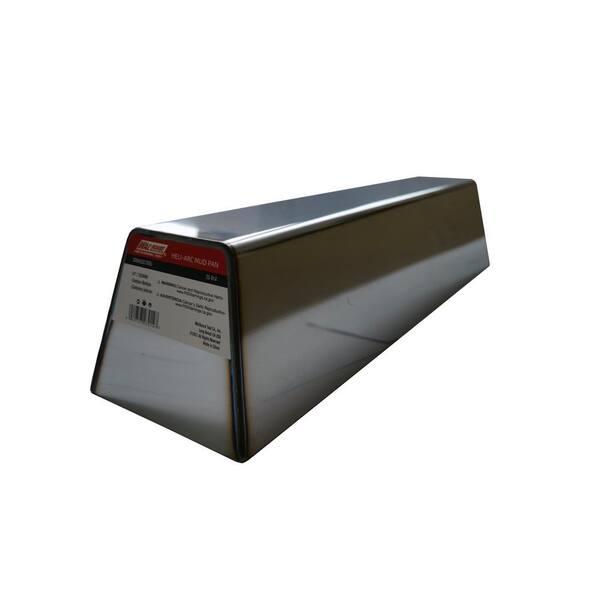 WalBoard Tools 14 in. Contour Stainless Steel Mud Pan 023014HD The