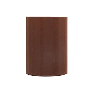 8 in. x 11 in. Light Brown Drum/Cylinder Lamp Shade