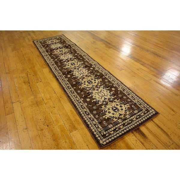 Taftan Oasis Brown 2' 7 x 10' 0 Runner Rug