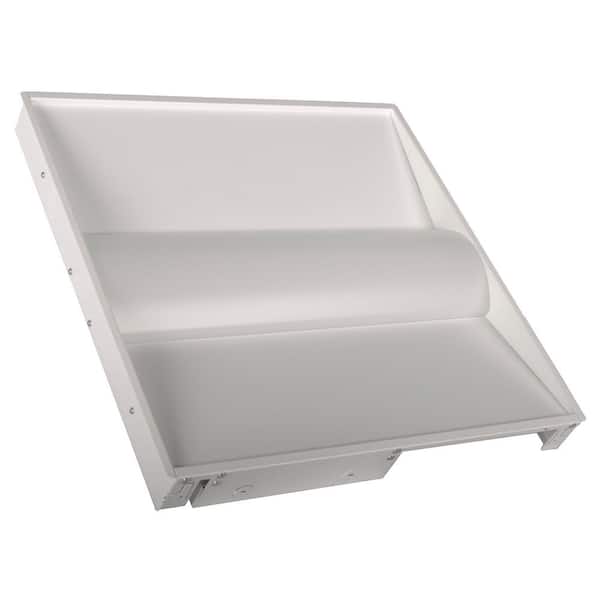 2 ft. x 2 ft. 64-Watt Equivalent Volumetric Panel Integrated LED White Luminaire Troffer Daylight