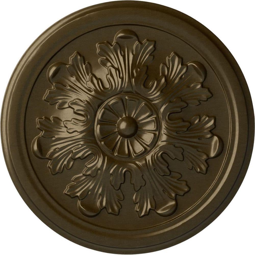 "12-3/4"" x 7/8"" Legacy Acanthus Urethane Ceiling Medallion (Fits Canopies upto 3-1/2""), Brass" price history on PriceWatchPro