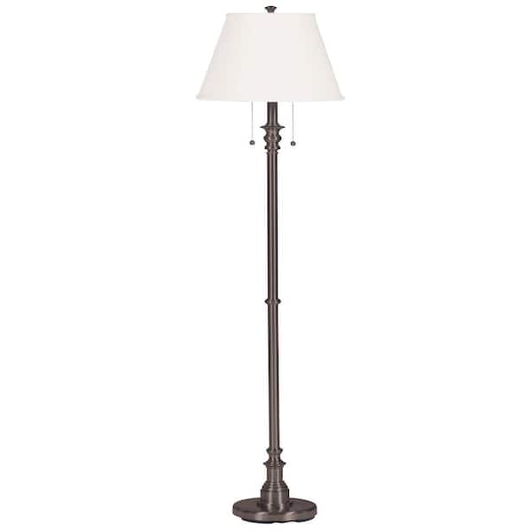 Kenroy Home Glass 60 In Bronze, Home Depot Floor Lamps With Table