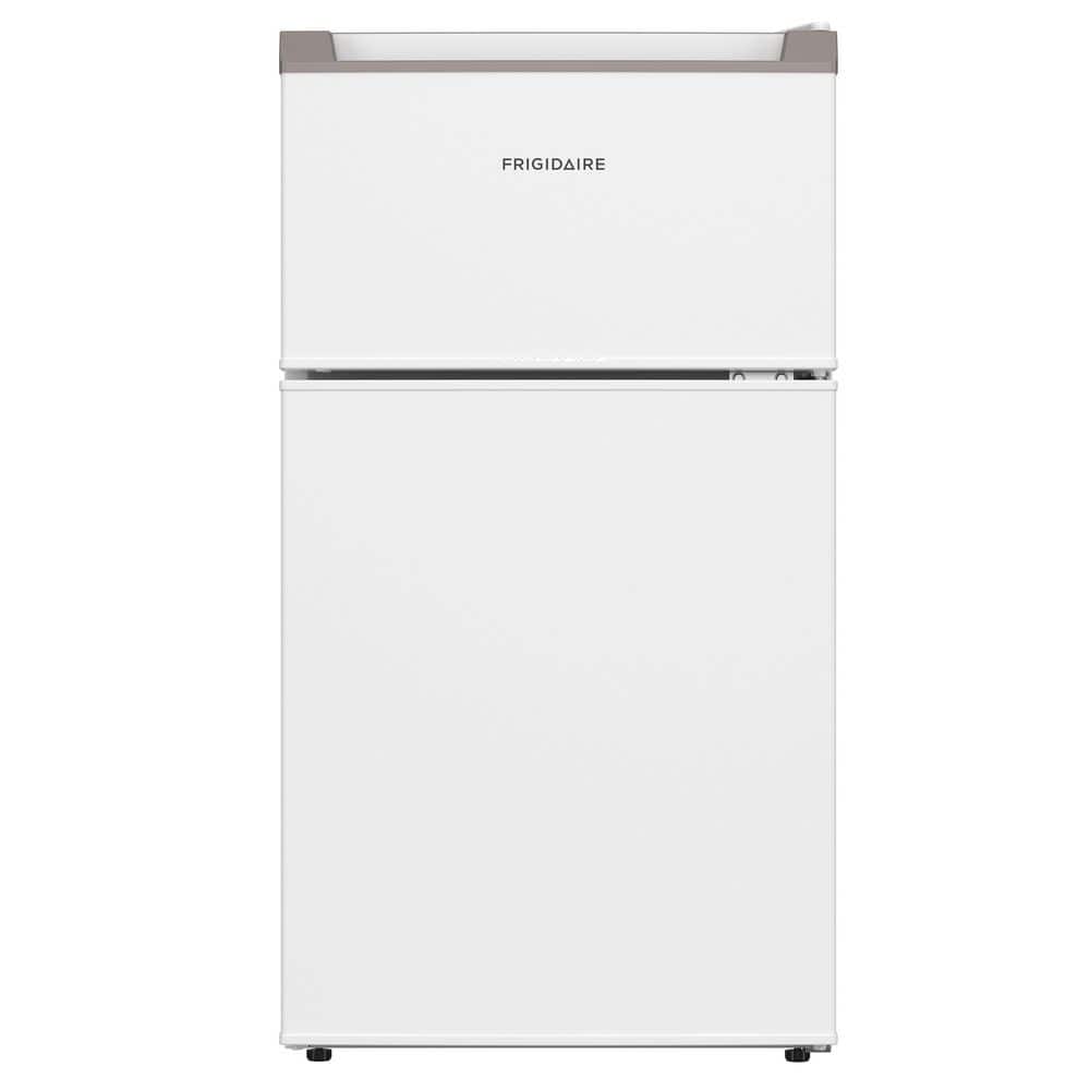 3.1 cu. ft. 2 Door Retro Mini Refrigerator in White