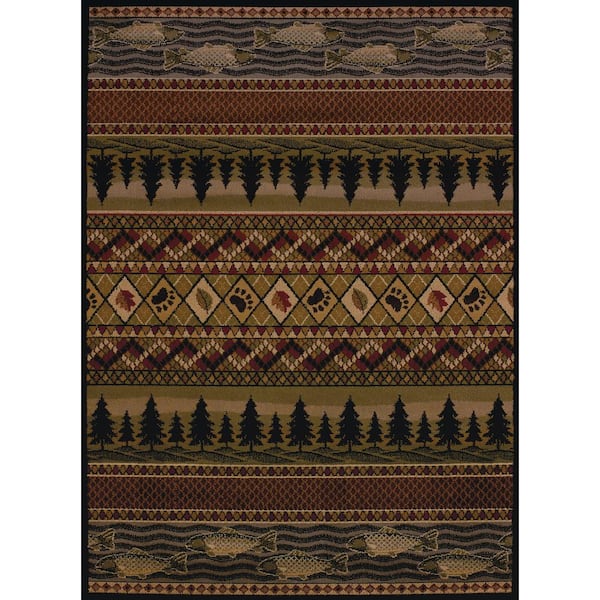 Affinity River Ridge Lodge 1 ft. 11 in. x 7 ft. 4 in. Area Rug