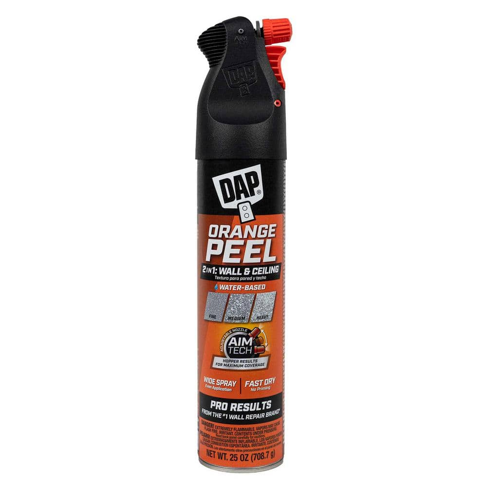 DAP Spray Texture 25 Oz. Orange Peel Water Based 2 In.1 Wall And ...