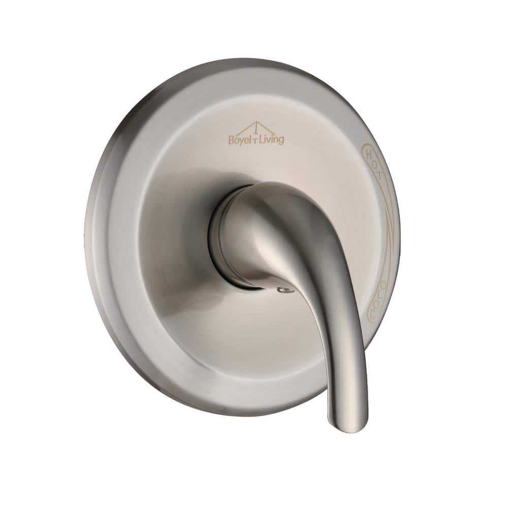 showerboy Boyel Living Single Function Pressure Balance Valve with Single Handle Trim  Kit in Brushed Nickel MS-Val-S101BN - The Home Depot