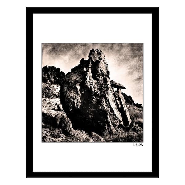 VENICE BEACH Collections Heller Photography NOSE ROCK Framed Printed Photograph by Steven A. Heller Nature Poster Art Print 18 in. x 14 in.