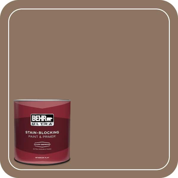 BEHR ULTRA 1 qt. #700D-6 Belgian Sweet Extra Durable Flat Interior Paint & Primer