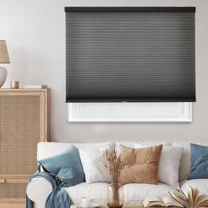 Cut-to-Size Morning Fog Cordless Light Filtering Privacy Cellular Shades 19 x 48 in. L