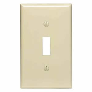 1-Gang Ivory Midway Toggle Nylon Wall Plate (10-Pack)
