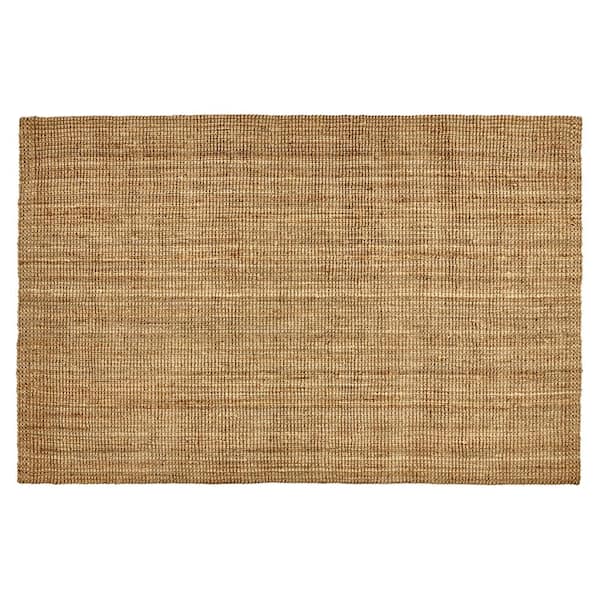 Home Decorators Collection Raleigh Jute Boucle Natural 6 ft. x 9 ft. Area Rug