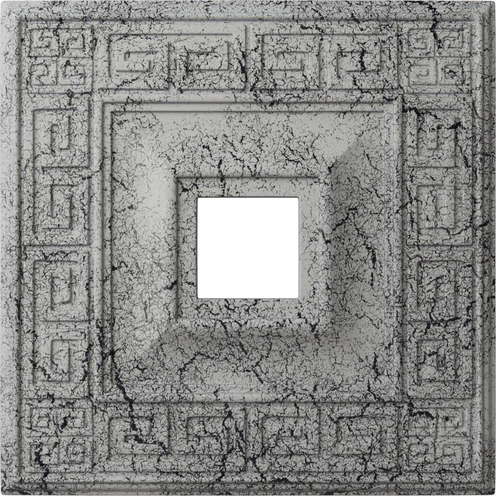 1-1/8 in. x 18 in. x 18 in. Polyurethane Eris Ceiling Medallion, Ultra Pure White Crackle price history on PriceWatchPro