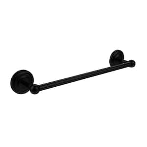 Prestige Que New Collection 18 in. Towel Bar in Matte Black