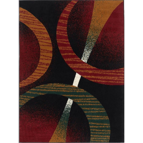 Home Dynamix Premium Indus Black Area Rug