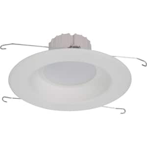 7 in. 3000k Cool White New Construction and Remodel Non-IC Rated Recessed Integrated LED Kit for Shallow Ceiling