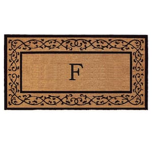 Abbington Monogram Doormat 3' x 6' (Letter F)