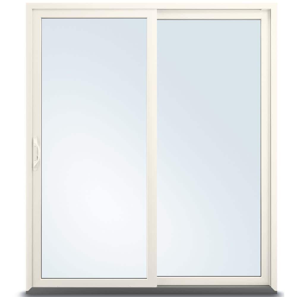 71-1/4 in. x 79-1/2 in. 100 Series White Right-Hand Composite Gliding Patio