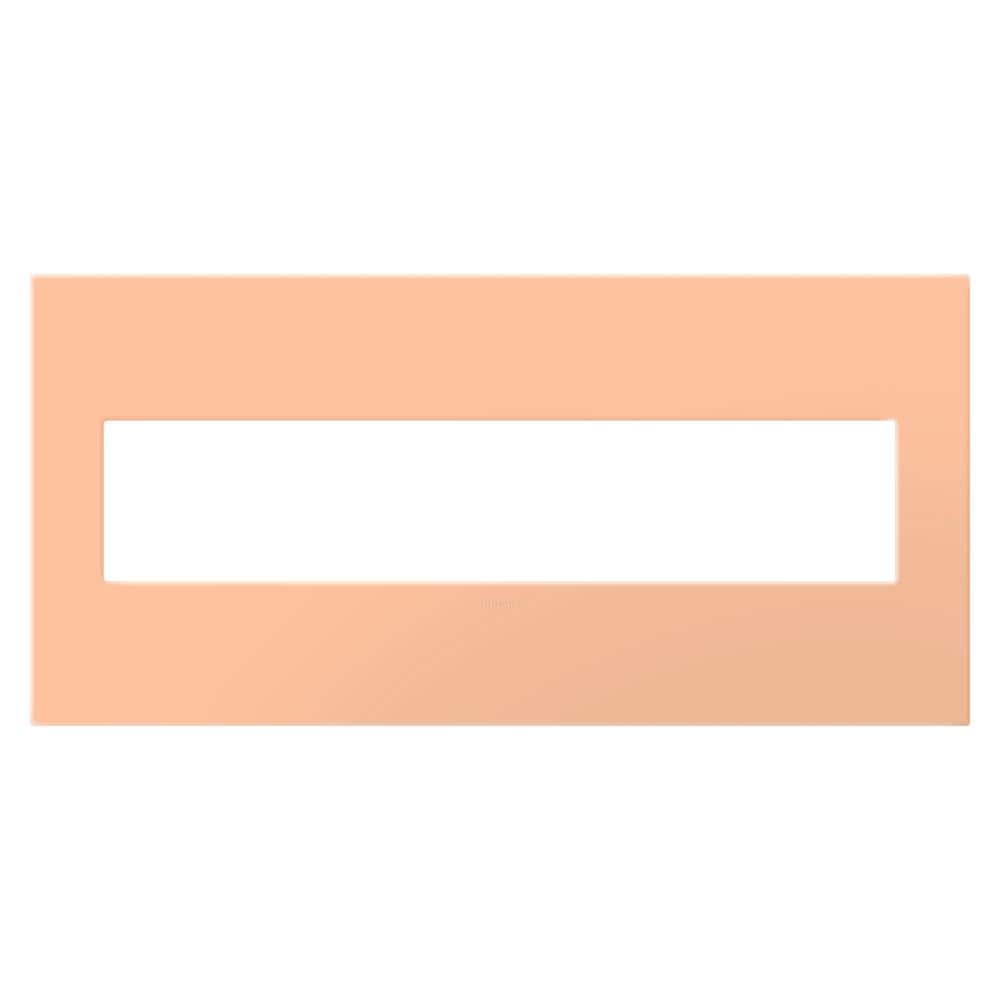 adorne 5-Gang Decorator/Rocker Plastic Wall Plate with Microban Protection, Peachy price history on PriceWatchPro