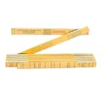 Klein Tools 6 Ft. Fiberglass Folding Ruler 911-6 - The Home Depot