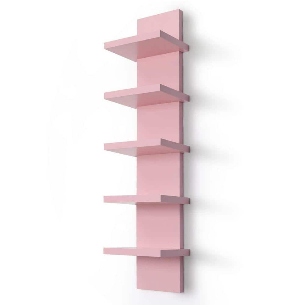 pink-decorative-wall-shelves-