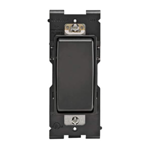 Renu 15-Amp 3-Way Rocker Switch - Onyx Black-DISCONTINUED