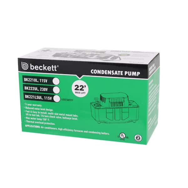 BK171LSUL Medium Condensate Removal Pump - Beckett