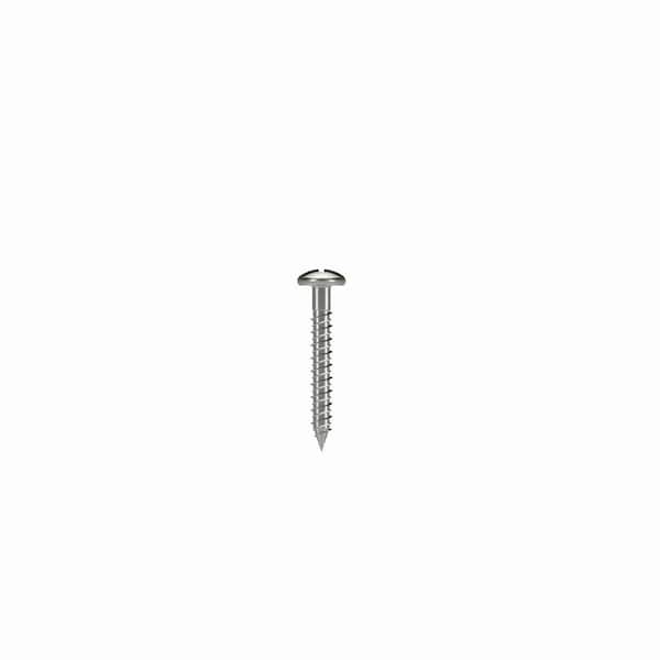 Simpson Strong-Tie #12 x 1-1/2 in. #3 Phillips Drive, Pan Head, Type 316 Stainless Steel Marine Screw (8-Pack)