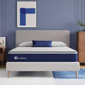 California King Medium Firm Hybrid Gel Infused Memory Foam 14 in. Bed-in-a-Box Mattress