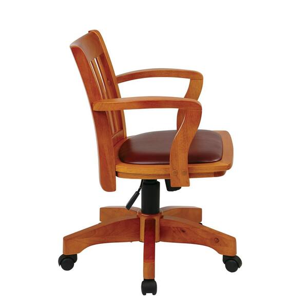 spark faux leather office chair