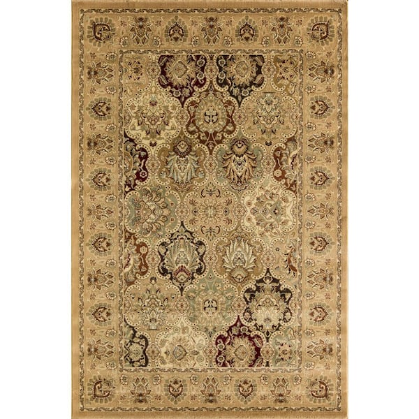 Rugs America New Vision Panel Berber Pink 2 ft. X 7 ft. Area Rug