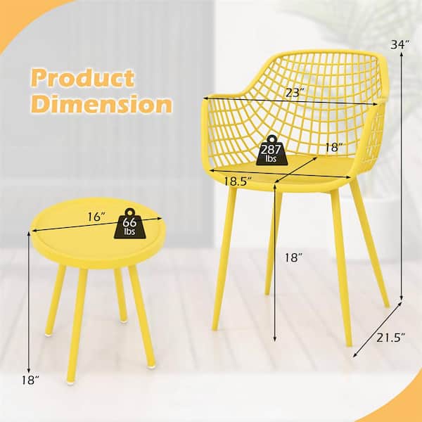Ikea Outdoor Bistro Set Yellow IKEA FEJAN Table, Outdoor, Yellow